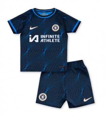 Chelsea Segunda Equipación Niños 2023-24 Manga Corta (+ Pantalones cortos)